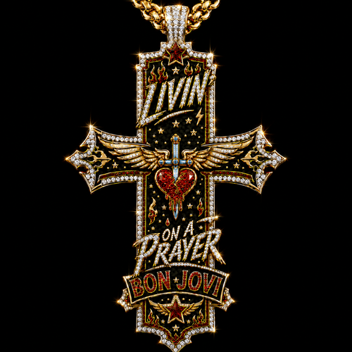 BJV Solid Gold Chain with Diamond Pendant TTTT