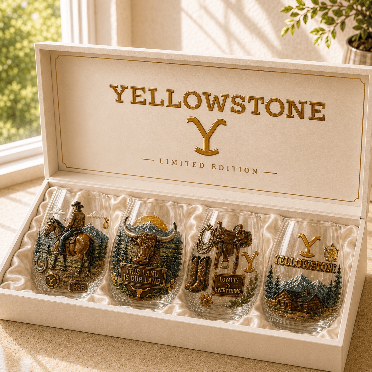 Premium YLST Stemless Wine Glass Set TMH