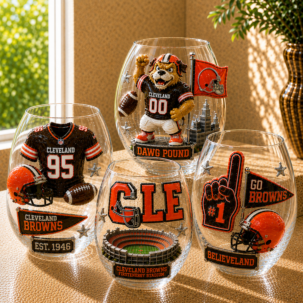 Premium CLVB Whiskey Glass Set TMH